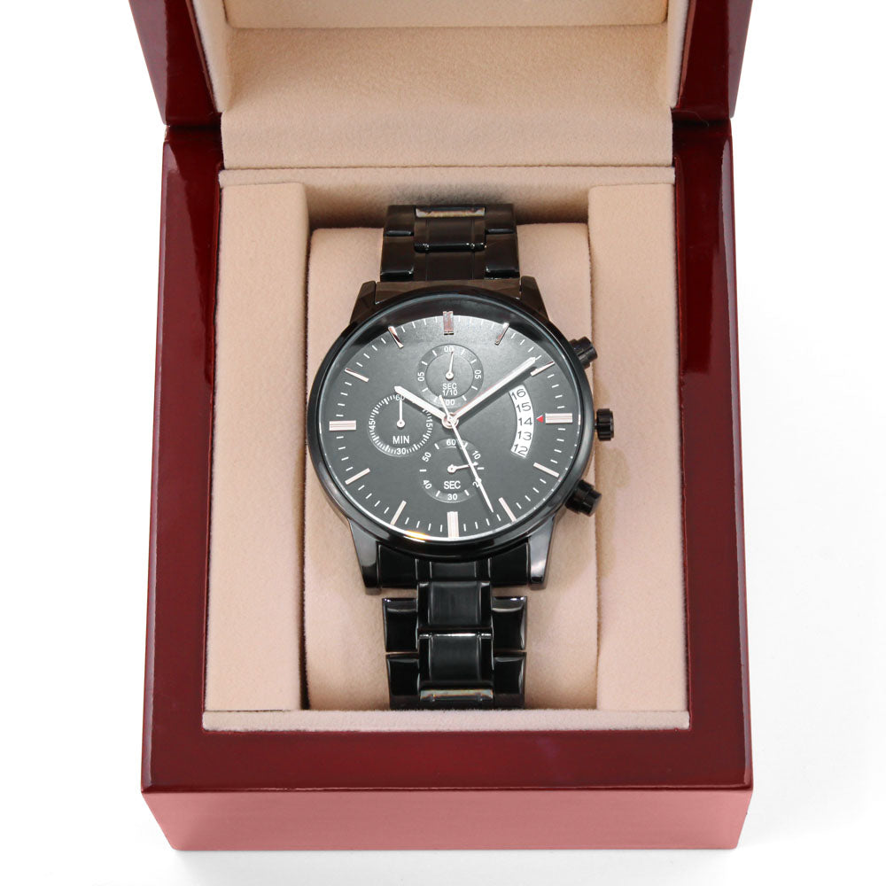 To My Husband - Engraved Premium Watch - SS220 Jewelry ShineOn Fulfillment