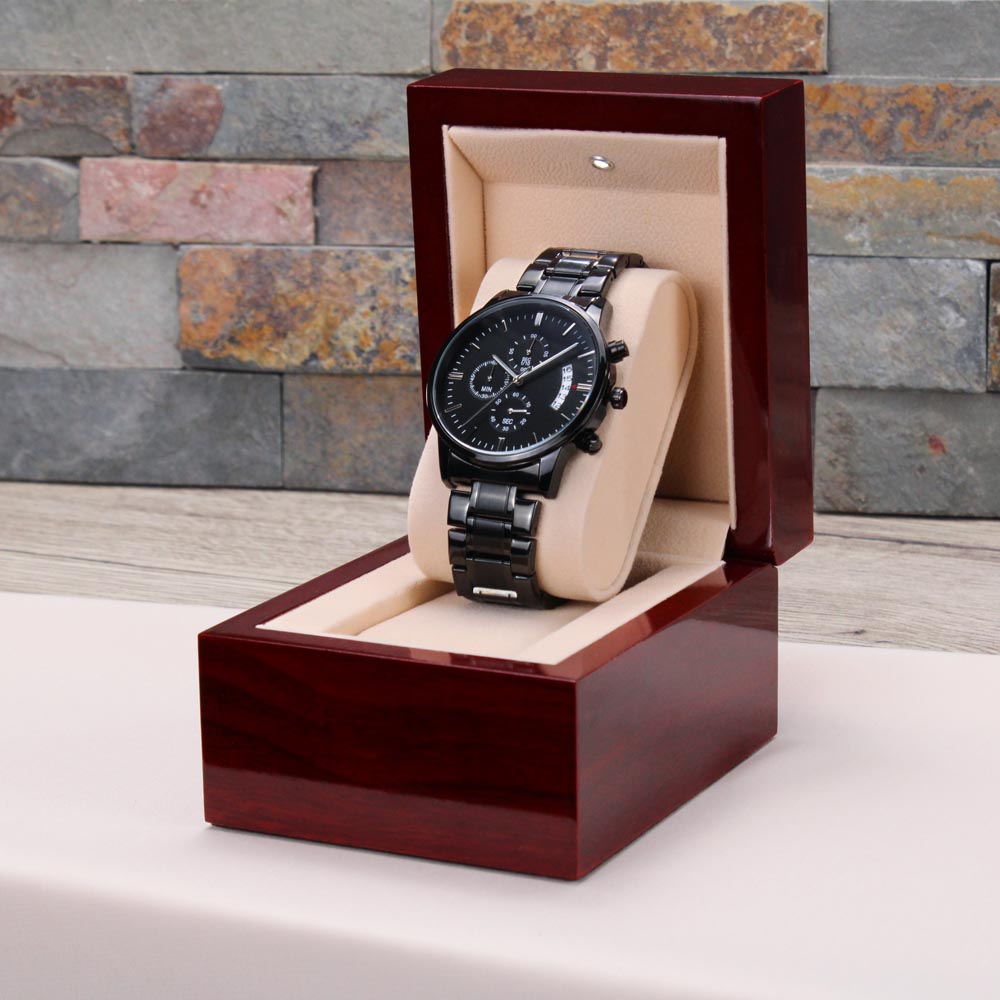 To My Husband - Engraved Premium Watch - SS220 Jewelry ShineOn Fulfillment