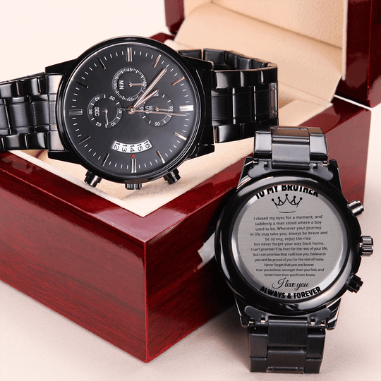 To My Brother - Engraved Premium Watch - SS146 Jewelry ShineOn Fulfillment