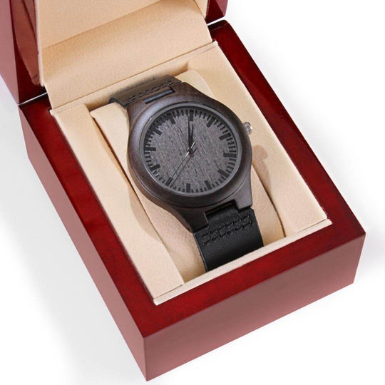 To My Brother - Premium Engraved Wood Watch - SSBW3 Watches ShineOn Fulfillment