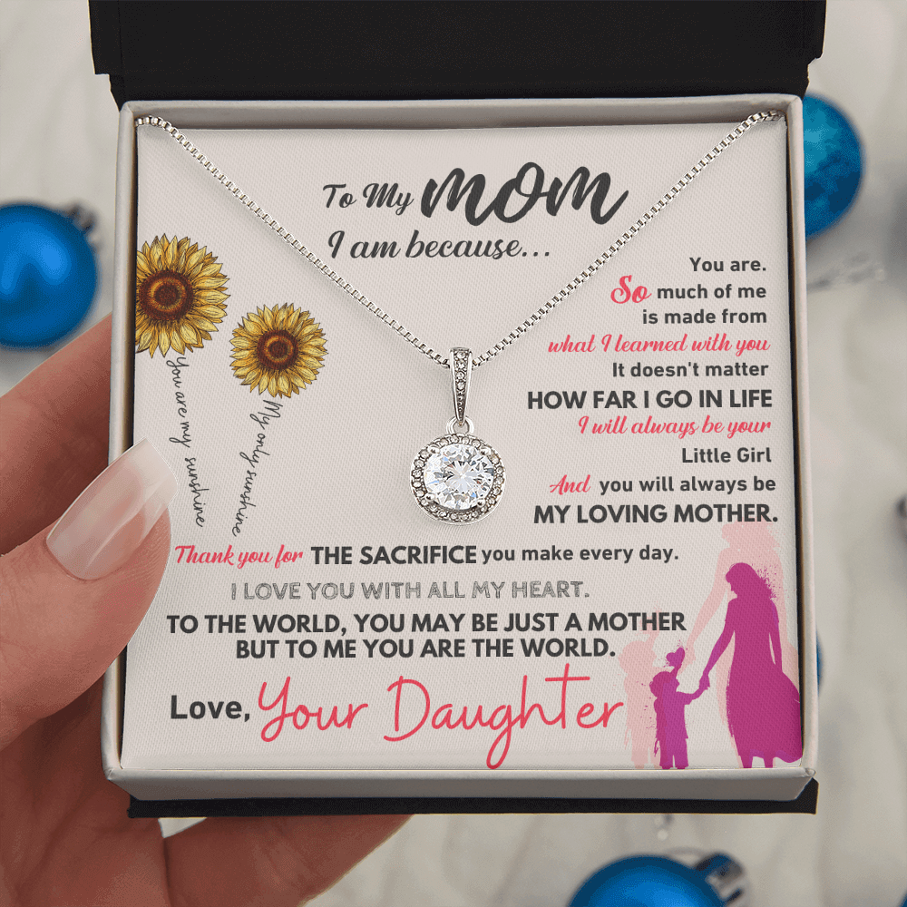 To My Mom - From Daughter - Beautiful Gift Set - SSM20V2 Jewelry ShineOn Fulfillment