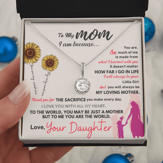 To My Mom - From Daughter - Beautiful Gift Set - SSM20V2 Jewelry ShineOn Fulfillment
