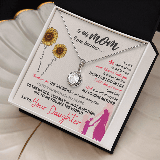 To My Mom - From Daughter - Beautiful Gift Set - SSM20V2 Jewelry ShineOn Fulfillment