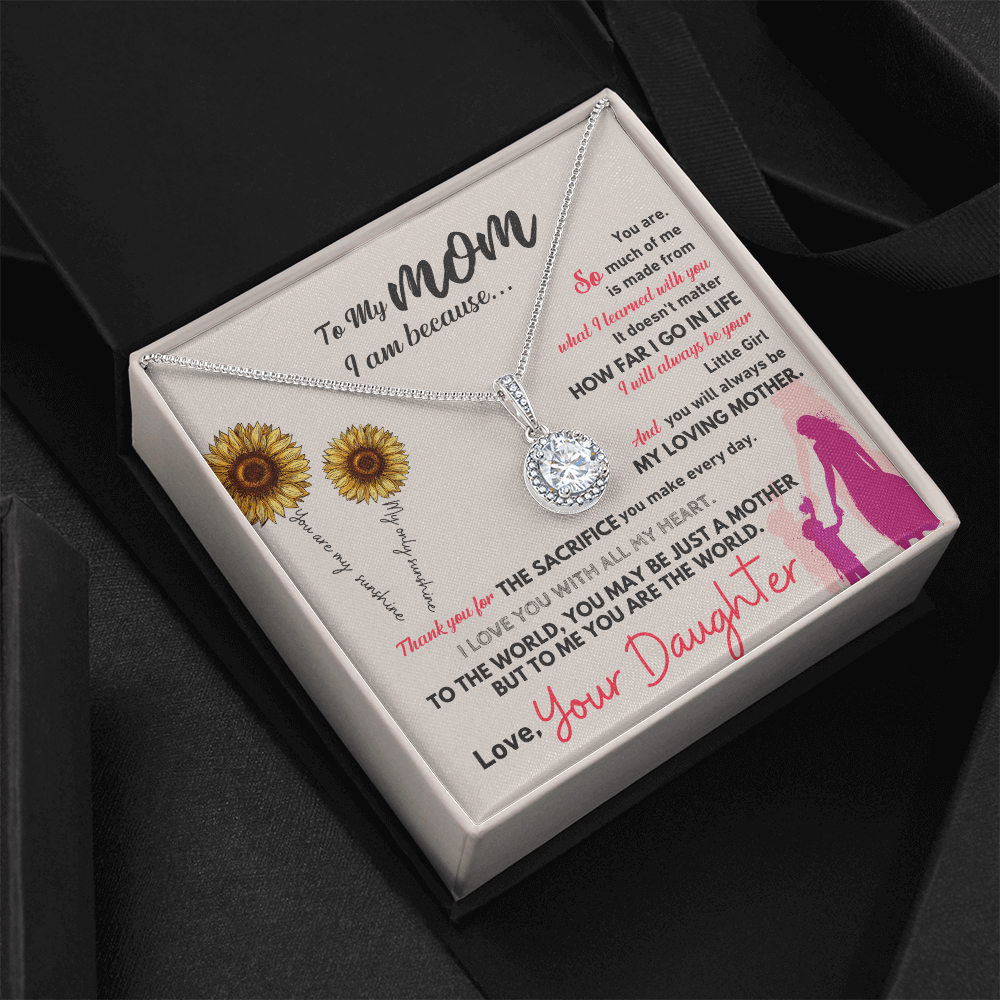 To My Mom - From Daughter - Beautiful Gift Set - SSM20V2 Jewelry ShineOn Fulfillment