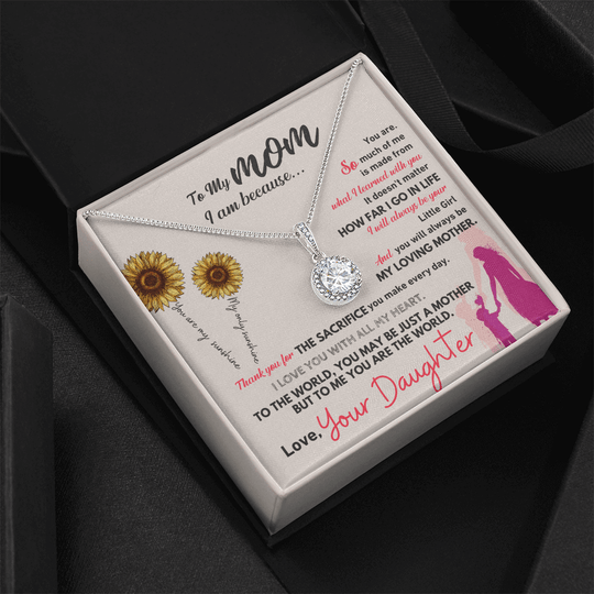 To My Mom - From Daughter - Beautiful Gift Set - SSM20V2 Jewelry ShineOn Fulfillment