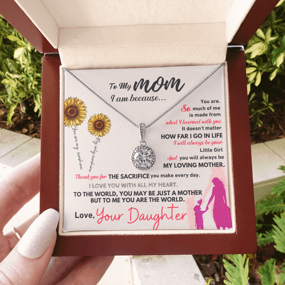 To My Mom - From Daughter - Beautiful Gift Set - SSM20V2 Jewelry ShineOn Fulfillment