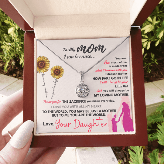 To My Mom - From Daughter - Beautiful Gift Set - SSM20V2 Jewelry ShineOn Fulfillment