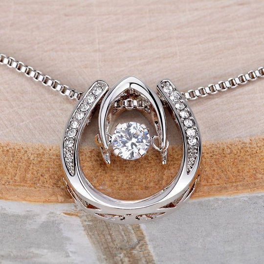 Sentimental birthday gift for soulmate: elegant necklace with a sparkling diamond centerpiece.