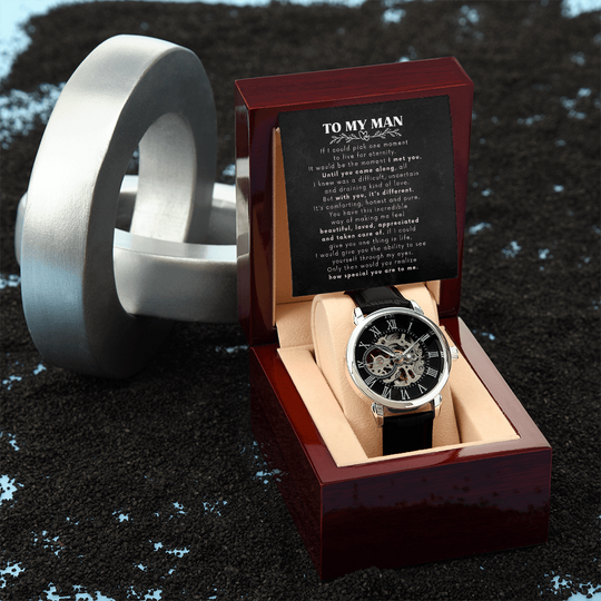 To My Man | I Met You | Personalized Watch - SSTMW5 Jewelry ShineOn Fulfillment
