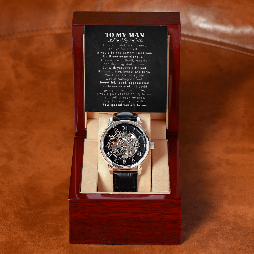 To My Man | I Met You | Personalized Watch - SSTMW5 Jewelry ShineOn Fulfillment