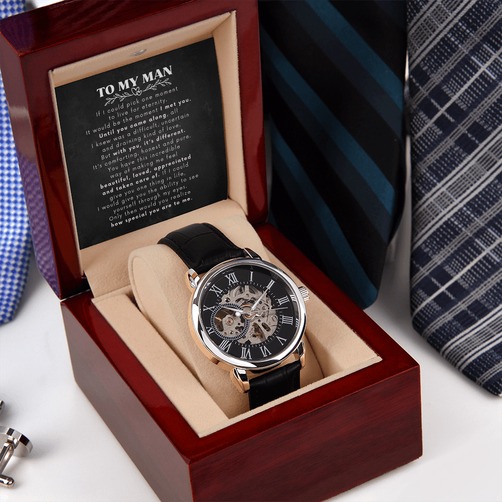 To My Man | I Met You | Personalized Watch - SSTMW5 Jewelry ShineOn Fulfillment