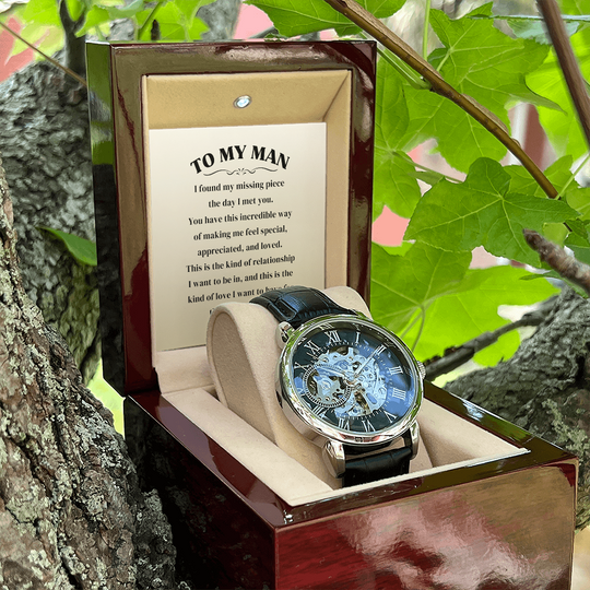 To My Man | I Love You | Personalized Watch - SSTMMW8 Jewelry ShineOn Fulfillment