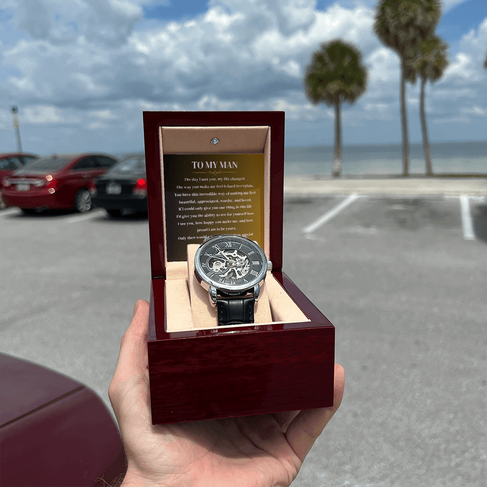 To My Man | Forever Yours | Personalized Watch - SSMW2 Jewelry ShineOn Fulfillment