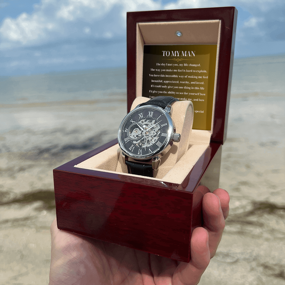 To My Man | Forever Yours | Personalized Watch - SSMW2 Jewelry ShineOn Fulfillment