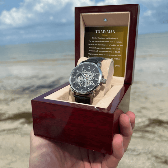 To My Man | Forever Yours | Personalized Watch - SSMW2 Jewelry ShineOn Fulfillment