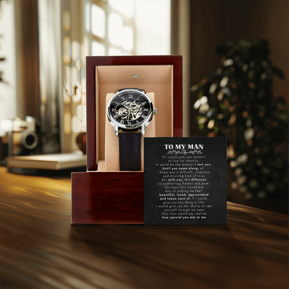 To My Man | I Met You | Personalized Watch - SSTMW5 Jewelry ShineOn Fulfillment
