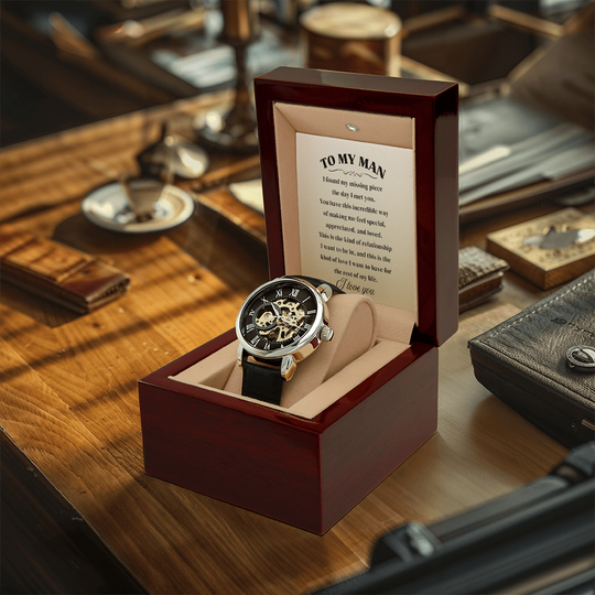 To My Man | I Love You | Personalized Watch - SSTMMW8 Jewelry ShineOn Fulfillment