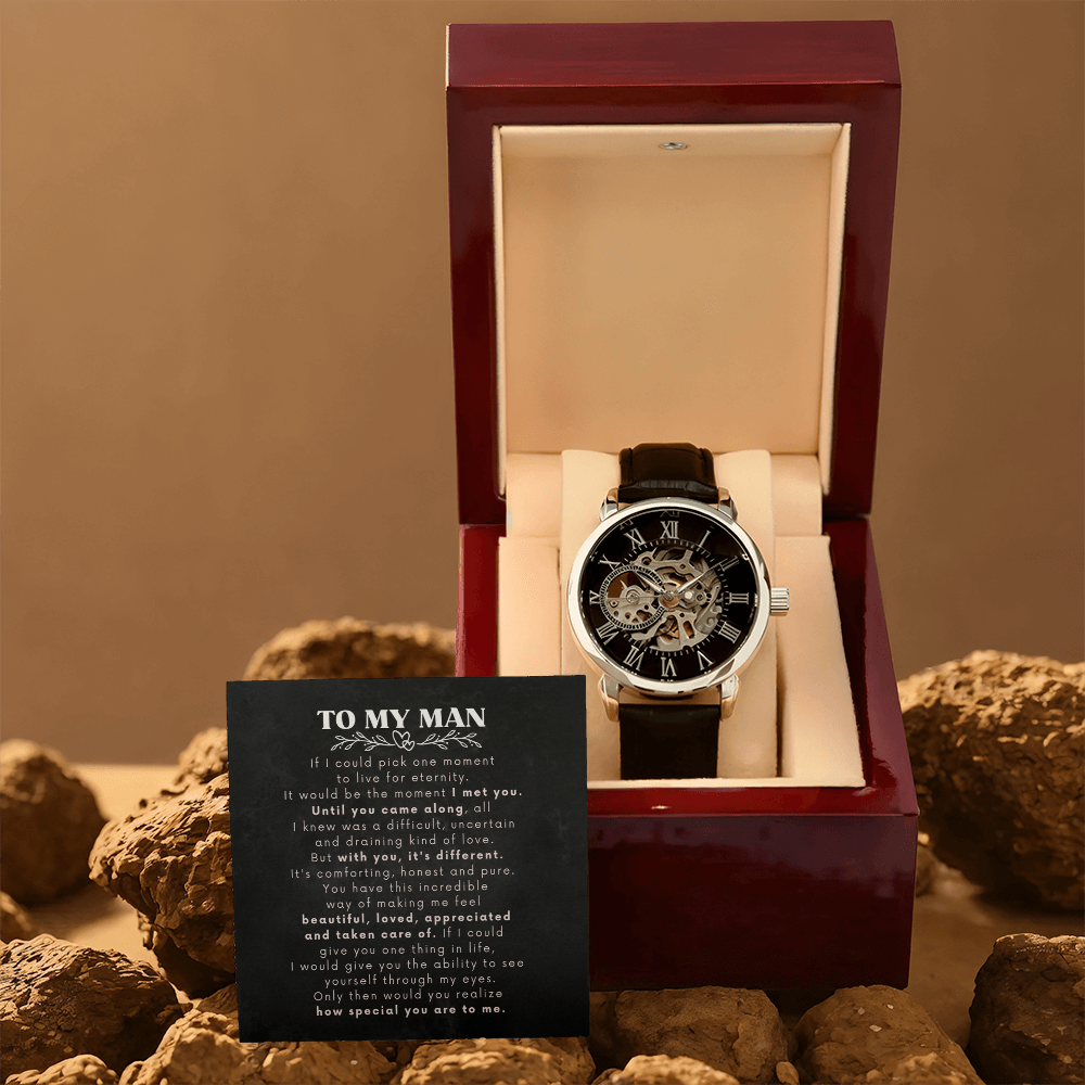 To My Man | I Met You | Personalized Watch - SSTMW5 Jewelry ShineOn Fulfillment