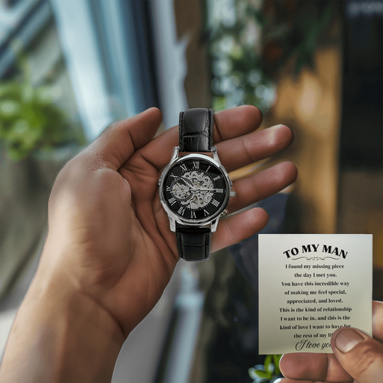 To My Man | I Love You | Personalized Watch - SSTMMW8 Jewelry ShineOn Fulfillment