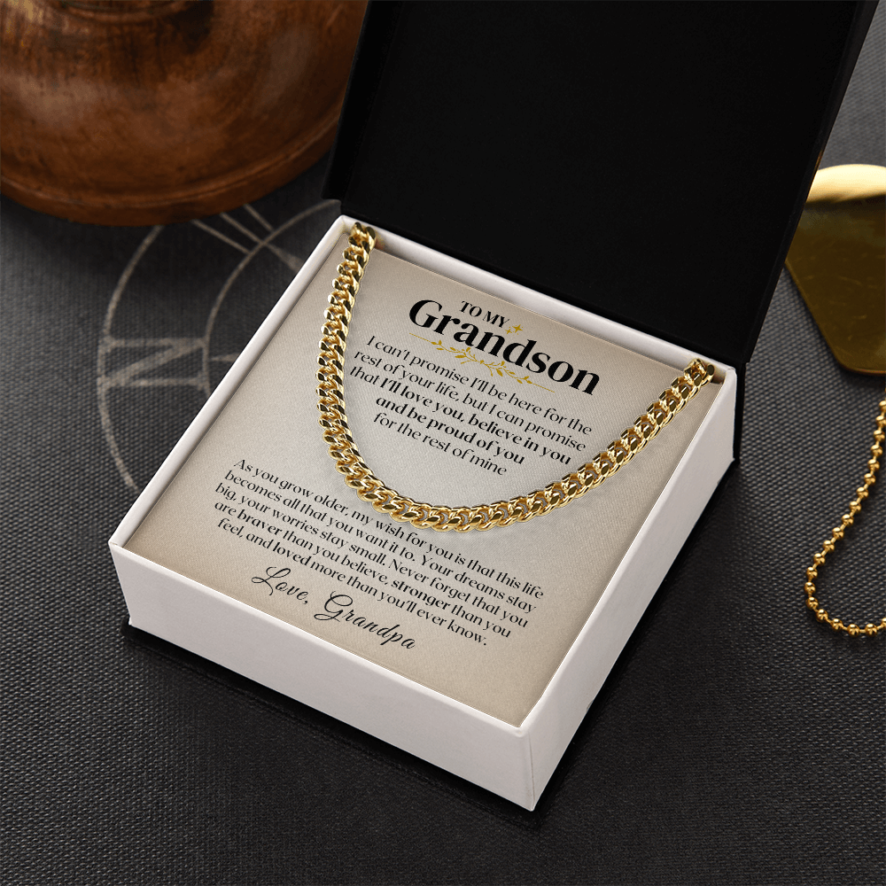 To My Grandson - Rest Of Mine - Gift Set - SS330v2 Jewelry ShineOn Fulfillment