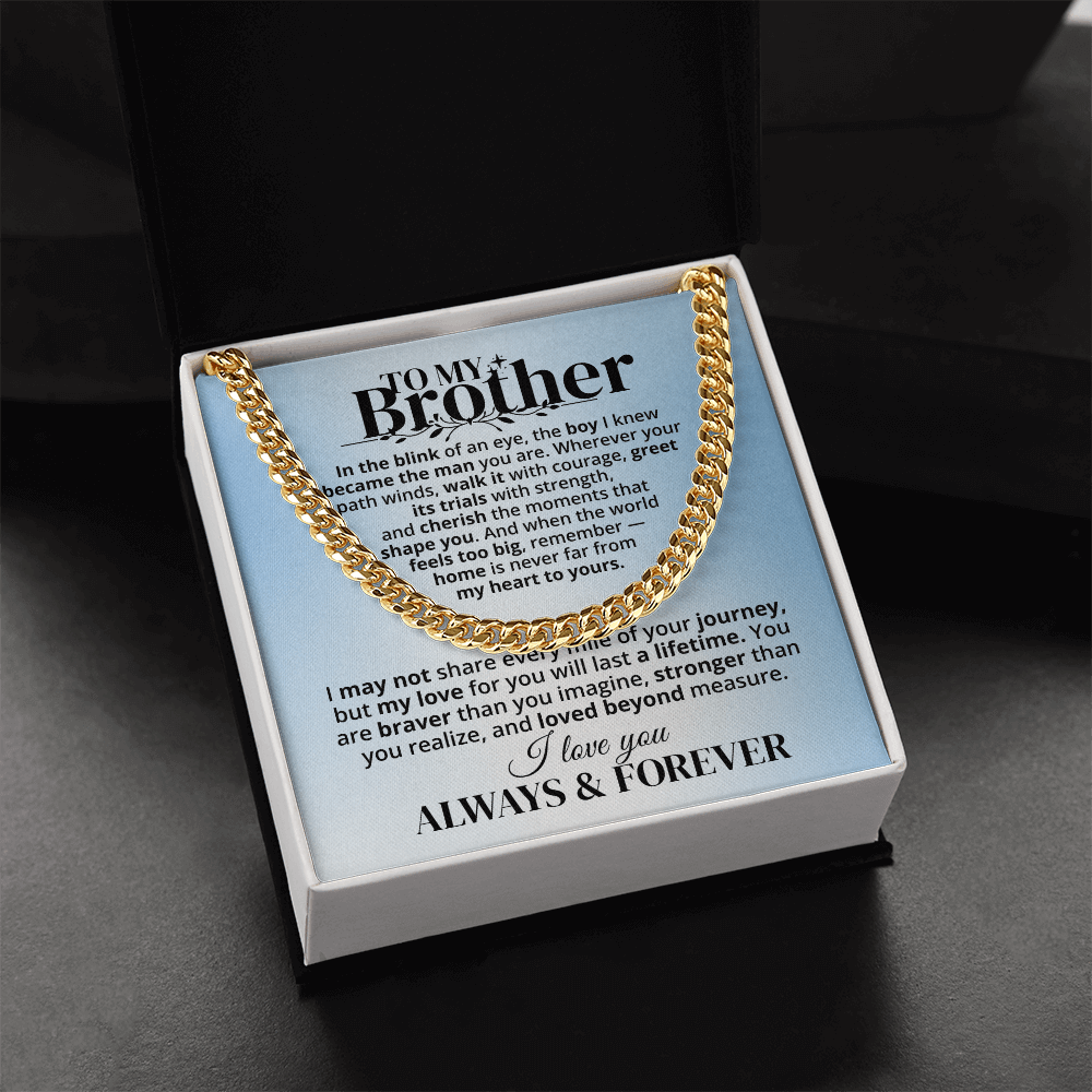 To My Brother - Forever & Always - Gift Set - SSB3V2 Jewelry ShineOn Fulfillment