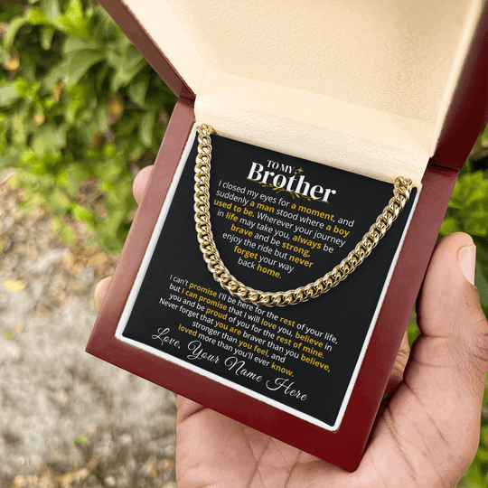 To My Brother - Rest Of Mine - Gift Set - SSB1V1 Jewelry ShineOn Fulfillment