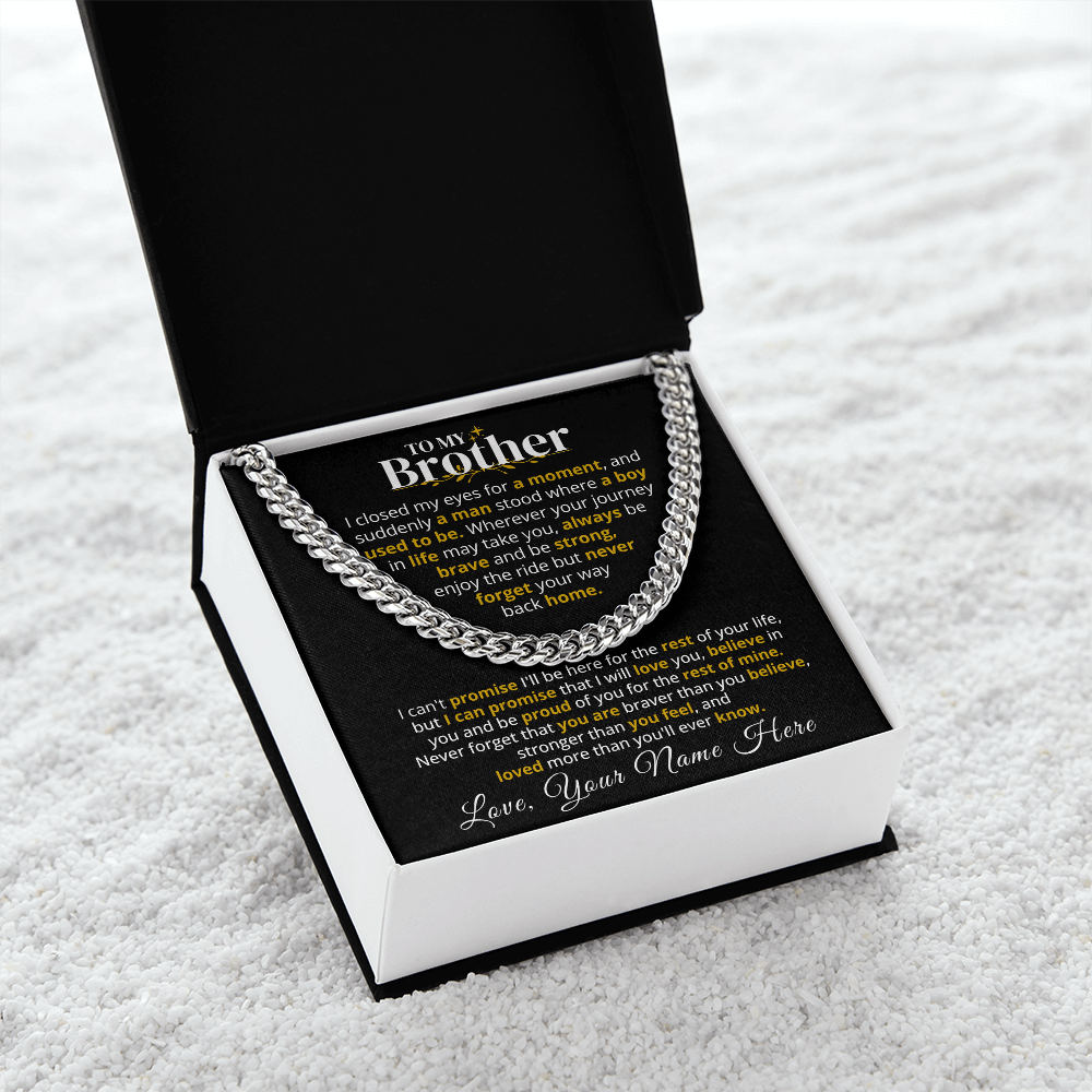 To My Brother - Rest Of Mine - Gift Set - SSB1V1 Jewelry ShineOn Fulfillment