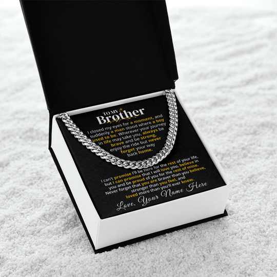 To My Brother - Rest Of Mine - Gift Set - SSB1V1 Jewelry ShineOn Fulfillment