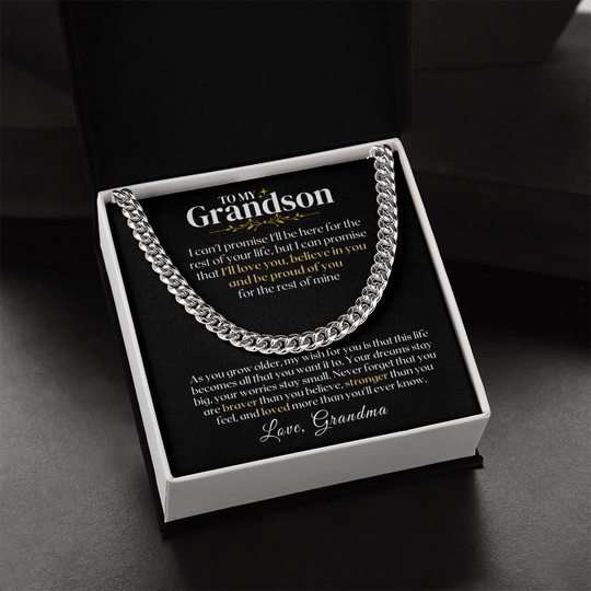 To My Grandson - Rest Of Mine - Gift Set - SS330v3 Jewelry ShineOn Fulfillment