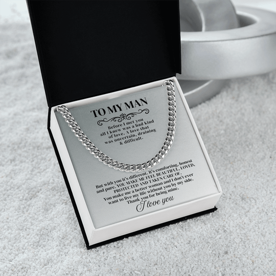 To My Man - Before I Met You - Cuban Chain - SSTMM9 Jewelry ShineOn Fulfillment