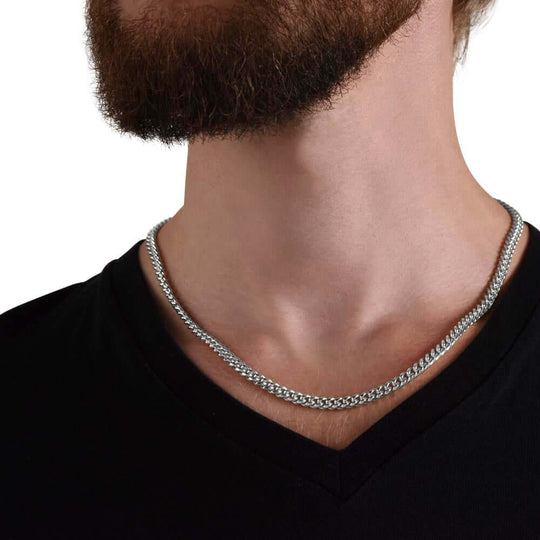 To My Son In Law - Cuban Link Chain Gift Set - SSIL1 Jewelry ShineOn Fulfillment