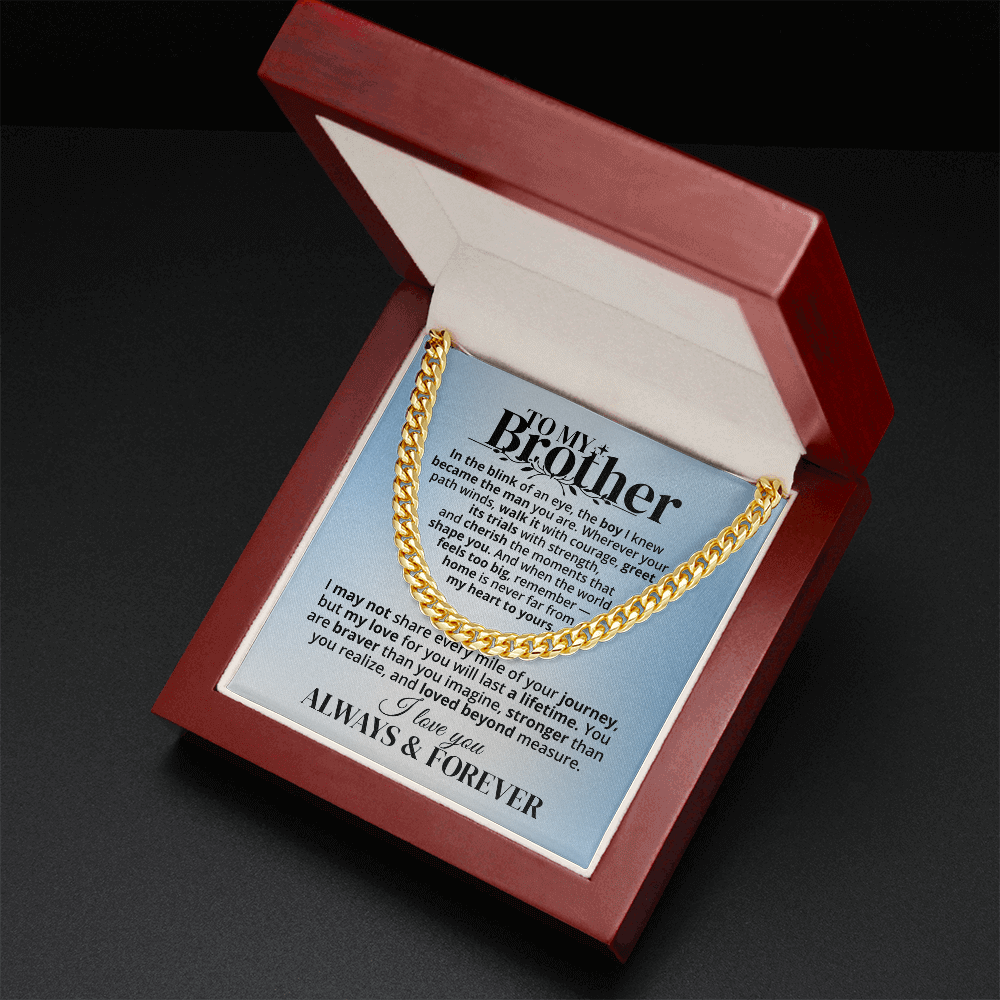 To My Brother - Forever & Always - Gift Set - SSB3V2 Jewelry ShineOn Fulfillment