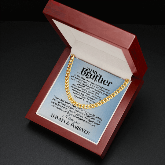 To My Brother - Forever & Always - Gift Set - SSB3V2 Jewelry ShineOn Fulfillment