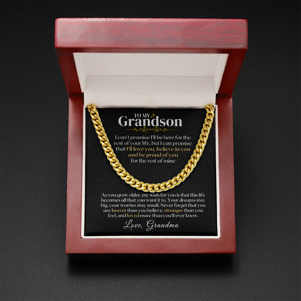 To My Grandson - Rest Of Mine - Gift Set - SS330v3 Jewelry ShineOn Fulfillment