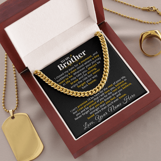 To My Brother - Rest Of Mine - Gift Set - SSB1V1 Jewelry ShineOn Fulfillment