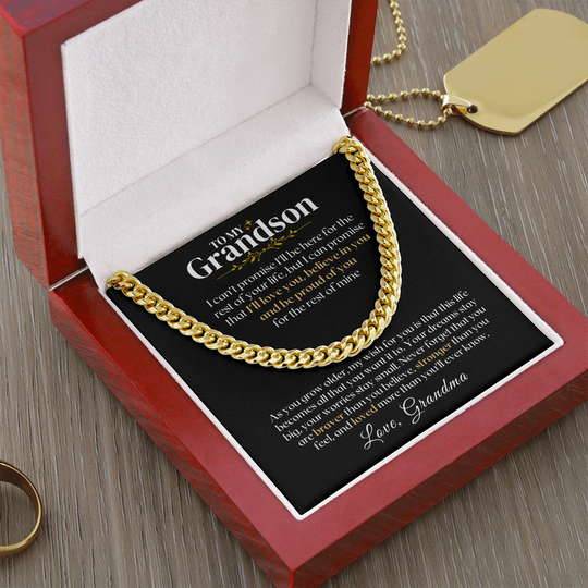 To My Grandson - Rest Of Mine - Gift Set - SS330v3 Jewelry ShineOn Fulfillment