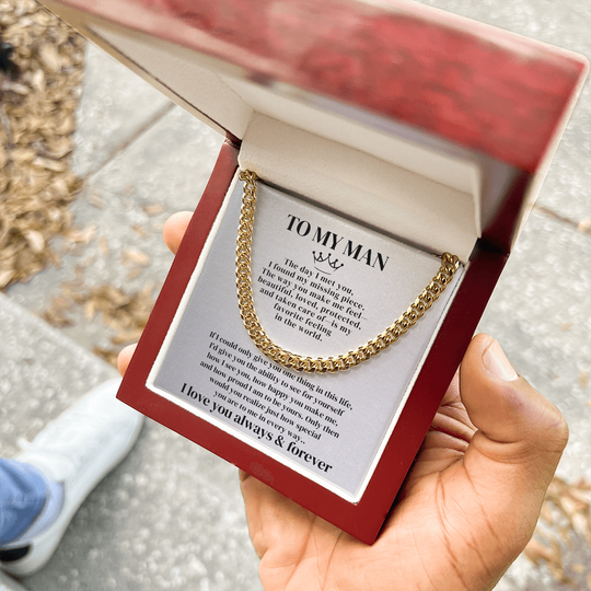 To My Man - I Love You Forever - Braided Bracelet Gift Set - SSTMMCC7 Jewelry ShineOn Fulfillment