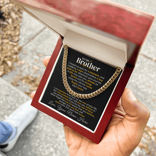 To My Brother - Rest Of Mine - Gift Set - SSB1V1 Jewelry ShineOn Fulfillment