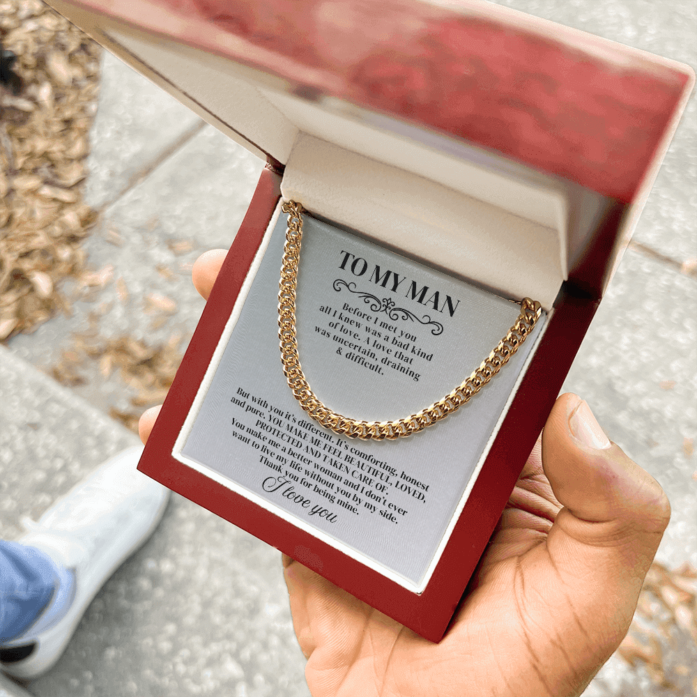 To My Man - Before I Met You - Cuban Chain - SSTMM9 Jewelry ShineOn Fulfillment