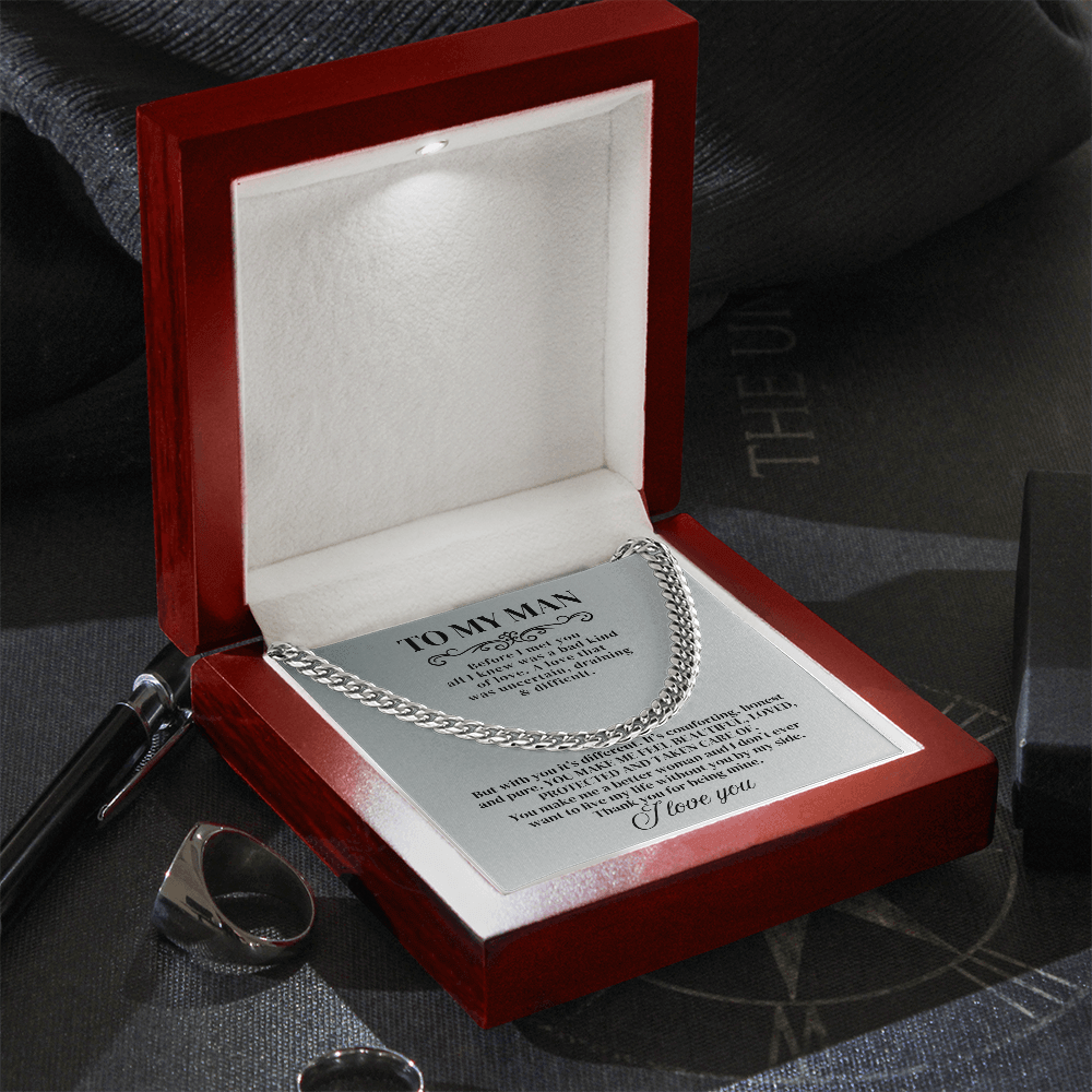 To My Man - Before I Met You - Cuban Chain - SSTMM9 Jewelry ShineOn Fulfillment