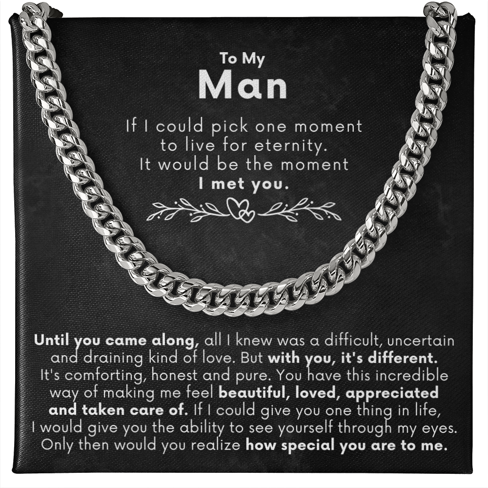 To My Man - Luxury Gift Set - SSTM5 Jewelry ShineOn Fulfillment Stainless Steel Luxury Box