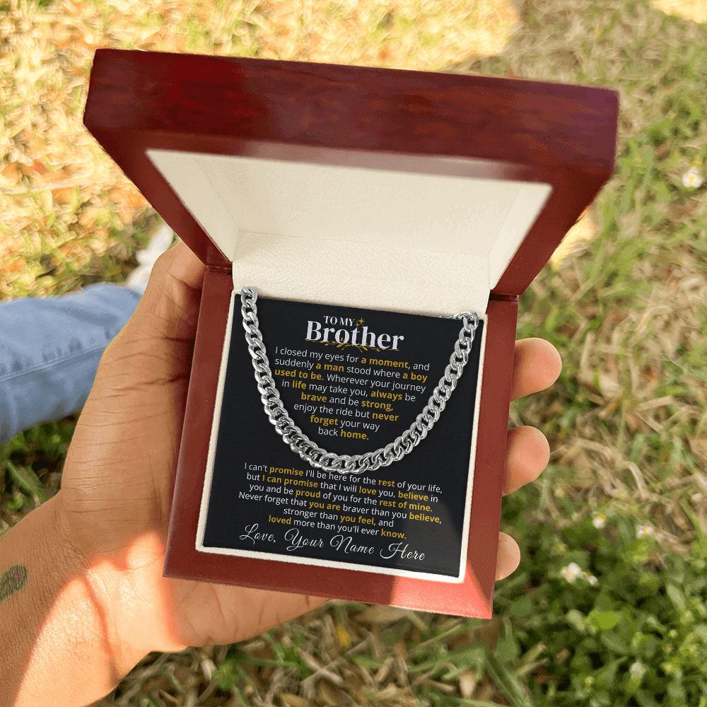 To My Brother - Rest Of Mine - Gift Set - SSB1V1 Jewelry ShineOn Fulfillment