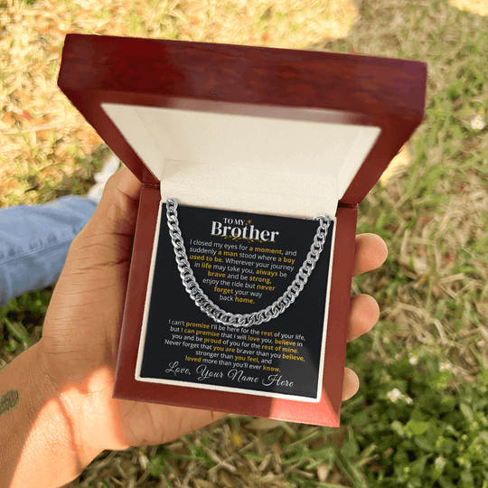 To My Brother - Rest Of Mine - Gift Set - SSB1V1 Jewelry ShineOn Fulfillment
