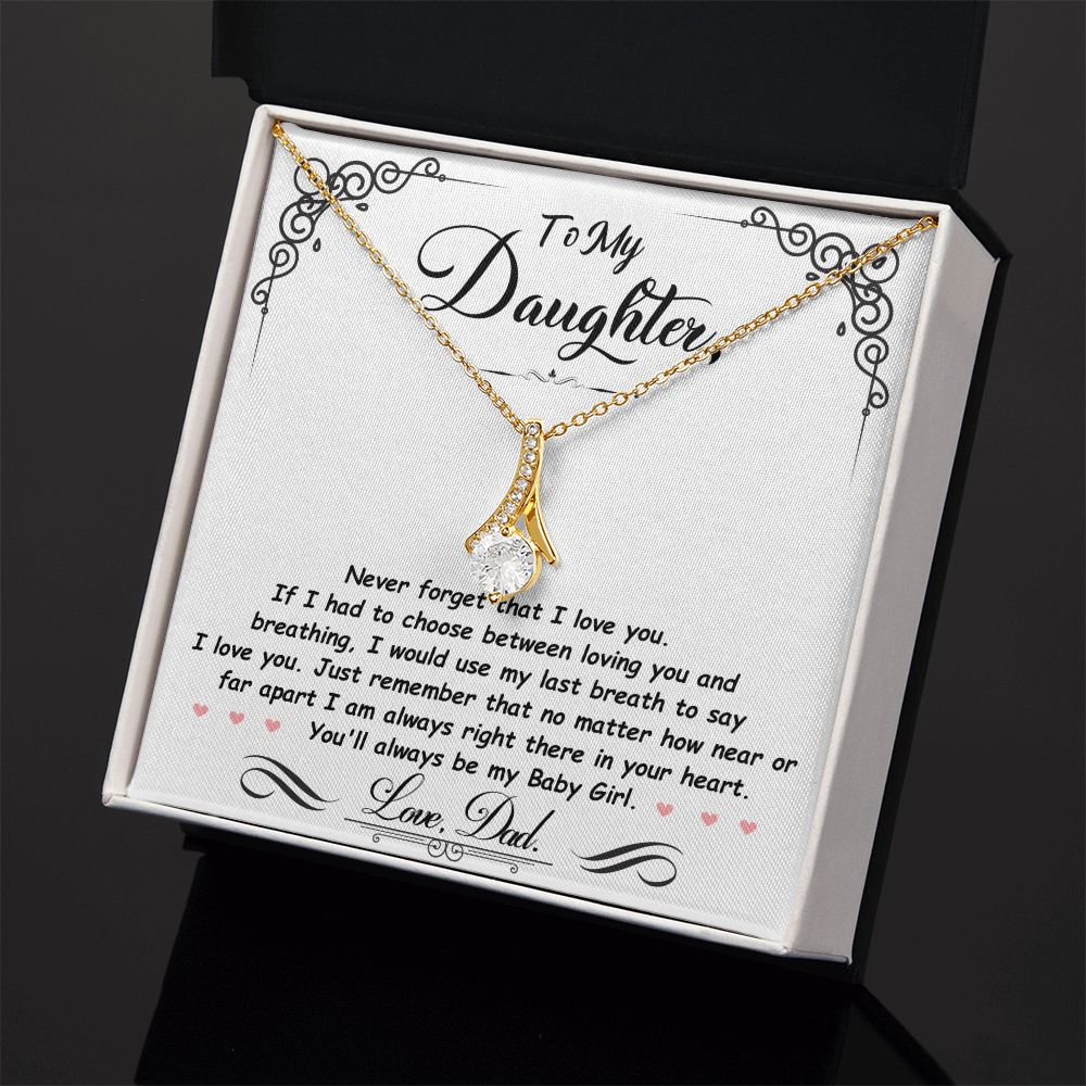To My Daughter - Last Breath - Gift Set - SSD31 Jewelry ShineOn Fulfillment