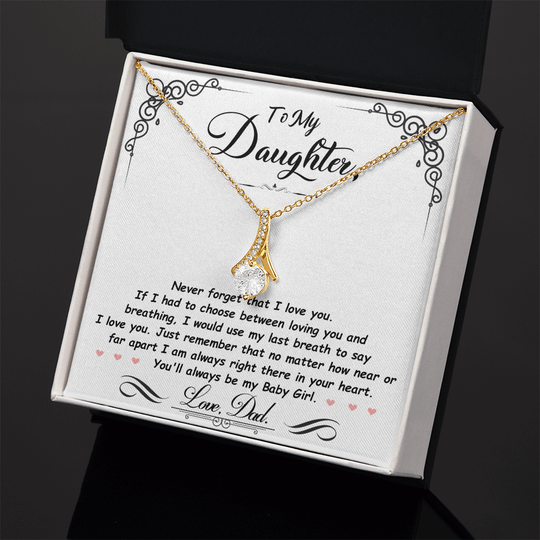 To My Daughter - Last Breath - Gift Set - SSD31 Jewelry ShineOn Fulfillment