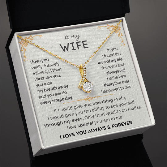 To My Beautiful Wife - Gift Set - SSD18V Jewelry ShineOn Fulfillment