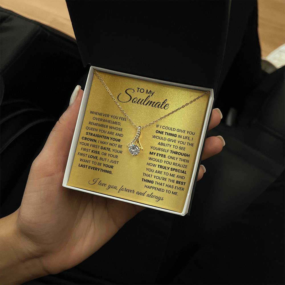 To My Soulmate - Alluring Beauty Gift Set - SSM2 Jewelry ShineOn Fulfillment 18K Yellow Gold Finish Standard Box