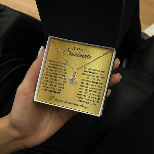 To My Soulmate - Alluring Beauty Gift Set - SSM2 Jewelry ShineOn Fulfillment 18K Yellow Gold Finish Standard Box