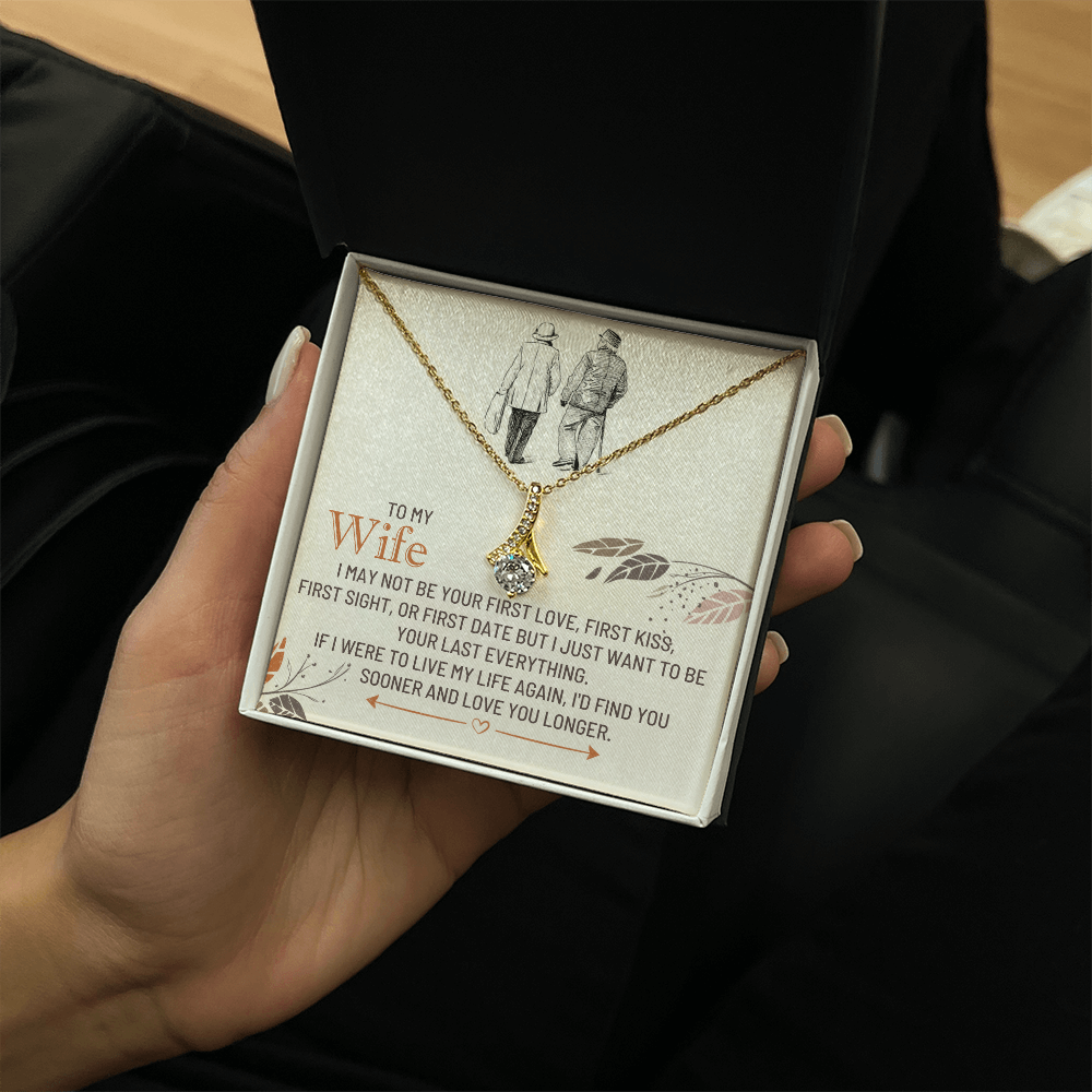 To My Wife - First Kiss - Beautiful Gift Set - SSW25 Jewelry ShineOn Fulfillment