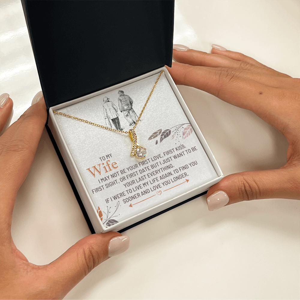 To My Wife - First Kiss - Beautiful Gift Set - SSW25 Jewelry ShineOn Fulfillment